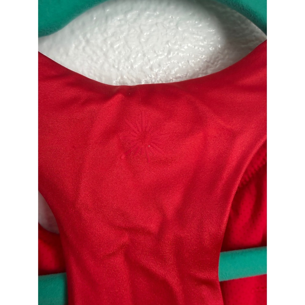 Offline by Aerie Goals Gloss Red High Neck Racerback Sports Bra XL - Picture 7 of 11